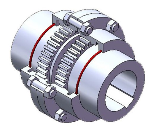 齒式聯軸器圖
