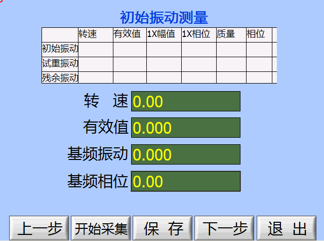 現(xiàn)場動平衡儀初始振動數(shù)據(jù)采集與保存